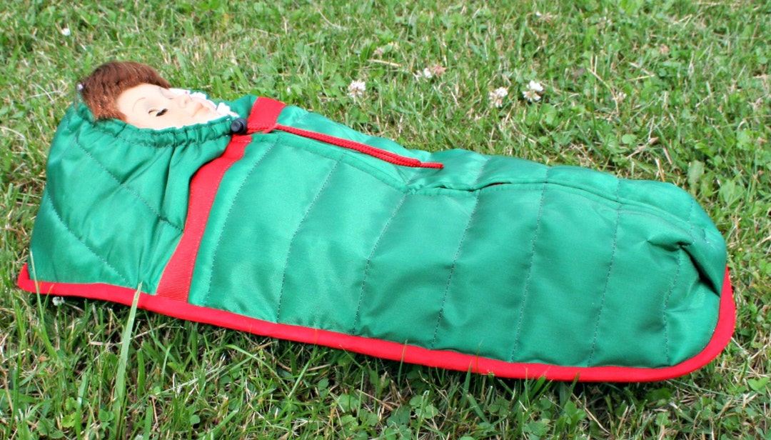Mummy Style Sleeping Bag for American Girl Doll and Other 18 Inch Dolls
