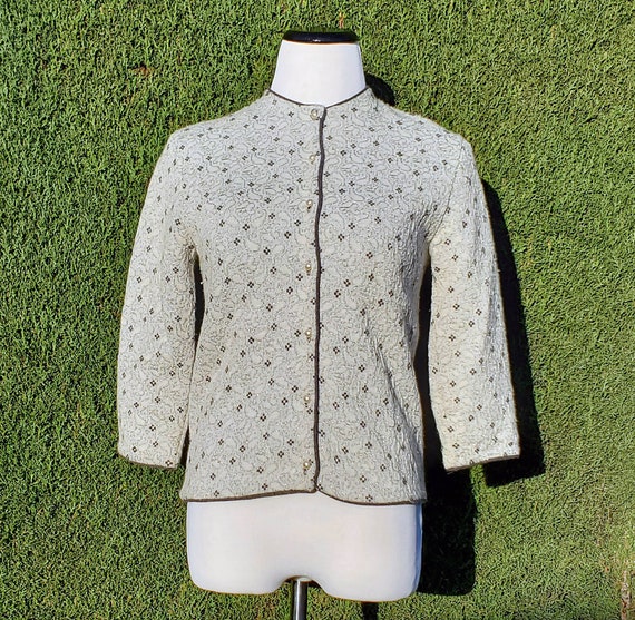 silver sparkle cardigan