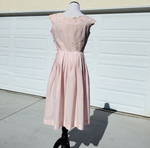 Pink 1950's Cay Artley Day Dress - image 2