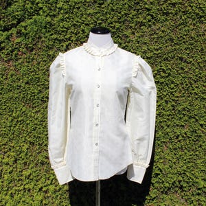 1970&#39;s/80&#39;s H Bar C Western Blouse Country Ruffles 80&#39;s