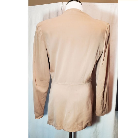 Gabardine 1940's Women's Jacket Blazer - image 4