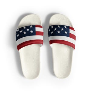 American Flag Women&#39;s slides