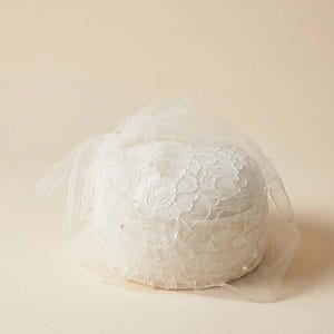 Tulle Pillbox Hat - Etsy display picture 3
