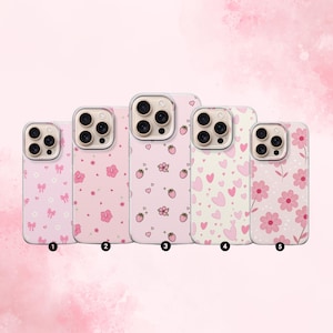 Soft Pink Phone Case Simple Cover for iPhone 16 Pro Max 16 15 14 13 case, Samsung S23 S24 S25 Ultra case, Pixel 9 XL Pro, 8, 7