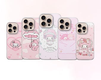 My Sweet Piano Phone Case Sanrio Kawaii Cover For iPhone 17, 16, 15, 14, 13, 12, 11, Samsung S25FE, S24, S23,A17 Pixel 10, 9, 8, 7, 6
