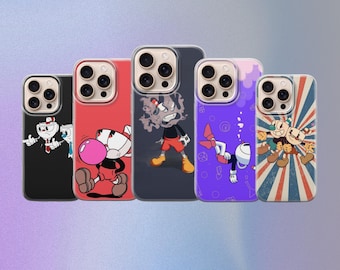 Cuphead  Phone Case Cartoon Cover For iPhone 17, 16, 15, 14, 13, 12, 11, Samsung S25FE, S24, S23,A17 Pixel 10, 9, 8, 7, 6