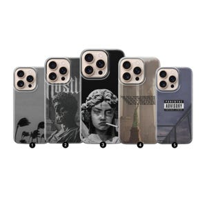 Unique Artistic Phone Case Urban Aesthetic Cover for iPhone 16 Pro Max 16 15 14 13 case, Samsung S22 S23 S24 S25 case, Pixel 9 8 7