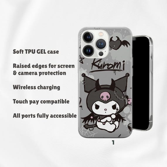 Kawaii Kuromi Phone Case, Hello Kitty Aesthetic for iPhone 17, 16, 15, 14, 13, 12, 11, Samsung S25FE, S24, S23,A17 Pixel 10, 9, 8, 7, 6 Kawaii Kuromi Phone Case, Hello Kitty Aesthetic for iPhone 17, 16, 15, 14, 13, 12, 11, Samsung S25FE, S24, S23,A17 Pixel 10, 9, 8, 7, 6