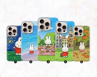 Cute Miffy Phone Case, Aesthetic TPU Cover