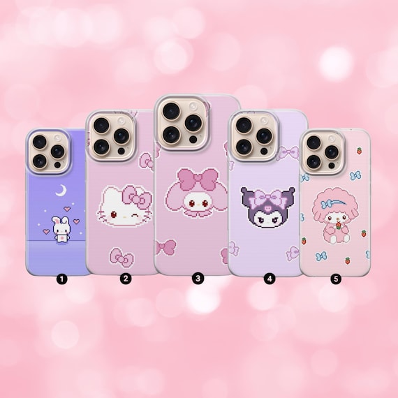 Pixel Art Phone Case Retro Cover For iPhone 17, 16, 15, 14, 13, 12, 11, Samsung S25FE, S24, S23,A17 Pixel 10, 9, 8, 7, 6