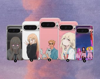 Cute Anime Phone Case, Kawaii Aesthetic For Google Pixel 10 XL Pro 10Pro 9 9Pro 8A 8 7A 6A Samsung S25FE S24 S23 A17 iPhone 16 15 14 13