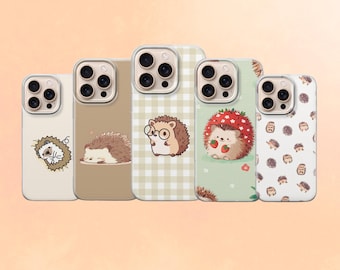 Niedliche Igel Handyhülle Für iPhone 17, 16, 15, 14, 13, 12, 11, Samsung S25FE, S24, S23, A17 Pixel 10, 9, 8, 7, 6