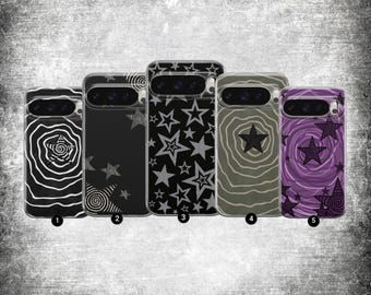Grunge Y2K Star Phone Case For Google Pixel 10 XL Pro 10Pro 9 9Pro 8A 8 7A 6A Samsung S25FE S24 S23 A17 iPhone 16 15 14 13
