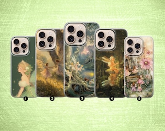 Funda de teléfono con diseño de hadas para iPhone 17, 16, 15, 14, 13, 12, 11, Samsung S25, S24, S23, A17, Pixel 10, 9, 8, 7 y 6