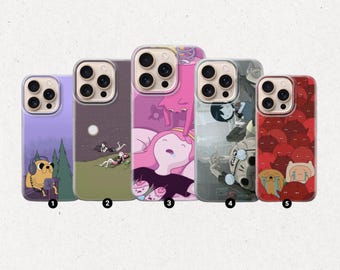 Cozy Adventure Time Phone Case Cartoon Cover iPhone 17, 16, 15, 14, 13, 12, 11, Samsung S25FE, S24, S23, A17, Pixel 10, 9, 8, 7, 6