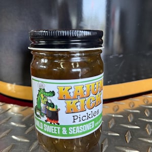 Kajun Kick Mild and Sweet Pickles