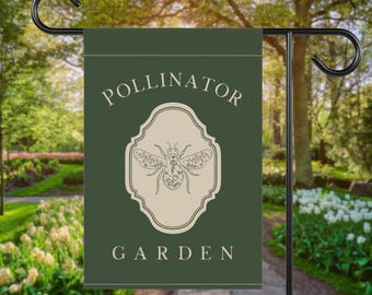 Hafhue Feed Pollinators Gartenflagge – 30,5 X 45,7 Cm, Doppelseitig, Rustikal, Für Garten & Hof