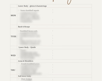 8 Week Home Workout Program 2.0