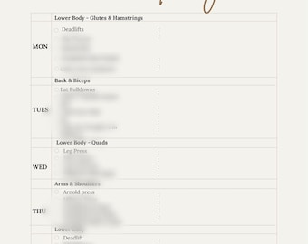 8 Week Gym Program 2.0
