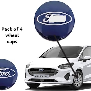 Set of 4 Wheel Hub Covers for Alloy Wheels
