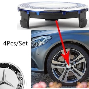 Premium Hub Caps – Stylish & Durable Wheel Centre Covers (Set of 4) 75mm