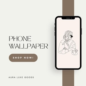 coffee girl phone wallpaper| aesthetic wallpaper| Limited offer