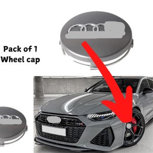 1x Silver Wheel Trim – Stylish & Durable Hub Cover for Premium Cars 60mm x1