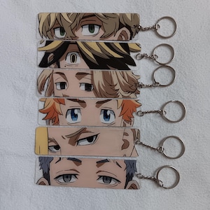 Tokyo Revengers Handpainted Bookmark Keychains