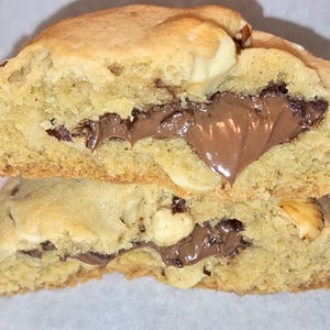 Hazelnut Cookies with Nutella Filling – Chewy Nutty Cookies – Gourmet Stuffed Cookies – Chocolate Hazelnut Treat