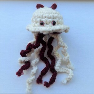 Crochet Jellyfish | Handmade Hanging Ornament | Gift  | Friendship Gift | Small Gift Idea | Unique Crochet Decoration