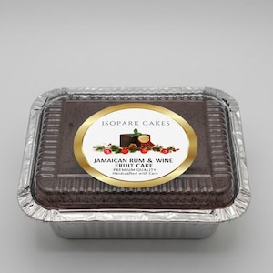 Mini Jamaican Black Cake (Authentic Caribbean Christmas Rum Cake)