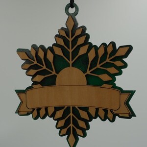 Snowflake Christmas Ornament