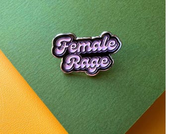 Speldje met vrouwelijke woede | Feministisch speldje | Verjaardagscadeau | Feministische badge | Cadeau voor vriendin | Vrouwenemancipatie
