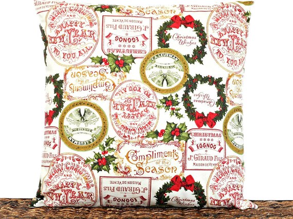 Christmas Script Pillow Cover Cushion Easong 2020 Christmas Pillow Cover
