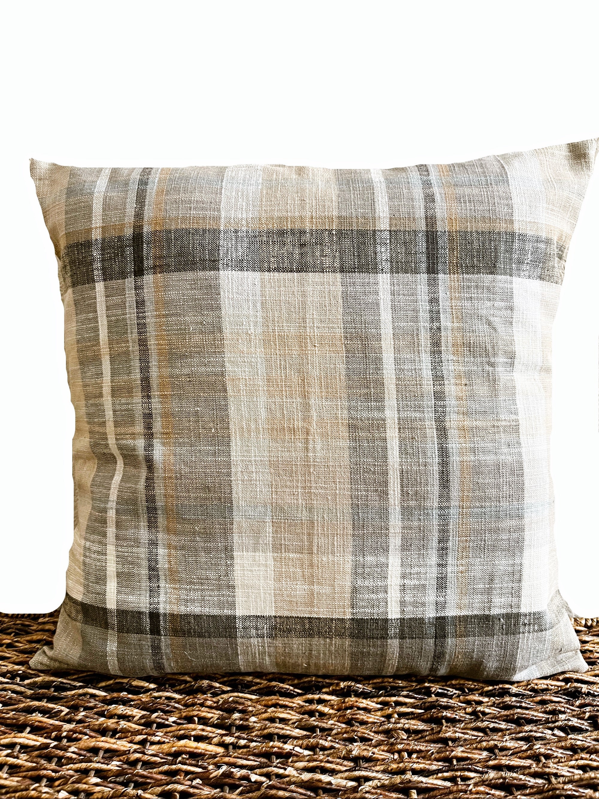 Peach and gray throw pillows hot sale