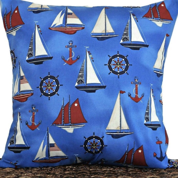 Nautical Flag Pillow Etsy