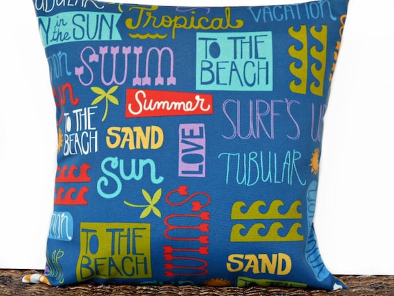 Beach Words Pillow Cover Cushion Walmart Flamingo Pillow Sham, Tropical