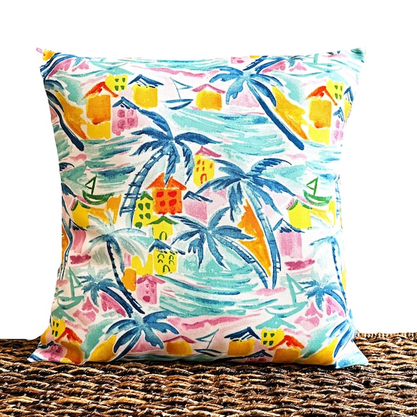 Beach Theme Pillow Etsy