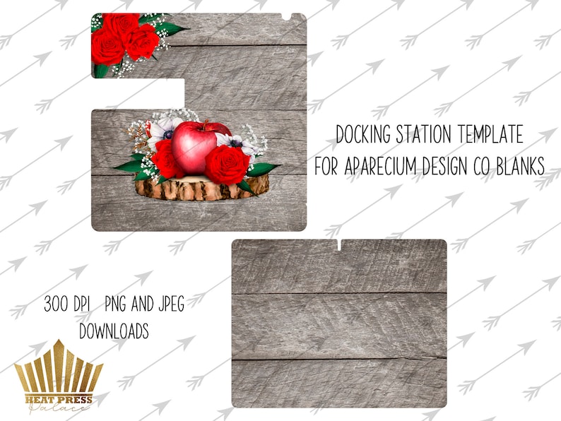 Cell Phone Docking Station Graphic Design for Sublimation PNG and JPEG Download