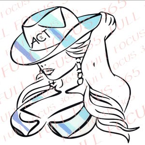 Cowboy Carter Cowgirl Silhouette: Western Diva PNG Design (Digital Download, 300 DPI