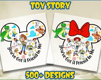 You&#39;ve Got A Friend In Me Heat Transfers, Toy Story DTF Transfer, Disney Ready To Press, Disneyland Transfer