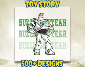 Toy Story Buzz Lightyear DTF Transfer, Disney Buzz Lightyear DTF, Disney Ready To Press, Disney Toy Story Family Heat Press, Disneyland DTF