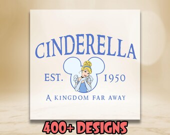 Cinderella Princess DTF Transfer, Disney Ready To Press, Princess Castle Transfer, Magic Kingdom Heat Transfer, Disneyland Trip Family DTF