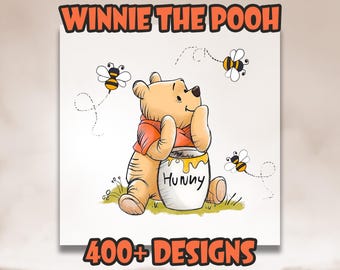 Vintage Pooh Dtf Transfer, Pooh Bear Dtf, Winnie The Pooh Ready To Press, Disney Trip Dtf, Heat Transfer, Disneyland Dtf, Disney Family Dtf