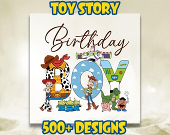 Toy Story Birthday Boy DTF Transfer, Disney Family Birthday Party DTF, Disney Ready To Press, Magical Kingdom Heat Transfer, Toy Story DTF