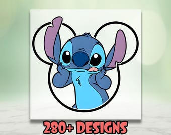 Stitch DTF Transfer, Disney Ready To Press, Disney Characters Dtf Transfer, Lilo and Stitch Heat Transfer, Disneyland Trip Family DTF