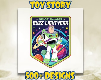 Toy Story Buzz Lightyear DTF Transfer, Disney Toy Story DTF, Disney Ready To Press, Disney Matching Heat Transfer,Disney Family Vacation DTF