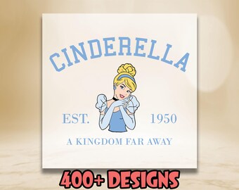 Cinderella Princess DTF Transfer, Disney Ready To Press, Princess Castle Transfer, Magic Kingdom Heat Transfer, Disneyland Trip Family DTF