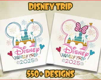 Disney Castle Dtf Transfer, Disney Trip 2026 DTF, Minnie Mickey DTF, Disney Ready To Press, Magic Kingdom Heat Transfer, Disneyland Dtf
