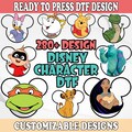 Disney Characters DTF Transfer, WDW Disneyland Trip Family DTF, Magical Kingdom Heat Transfer, Disney Ready To Press, Mickey Heat Transfer